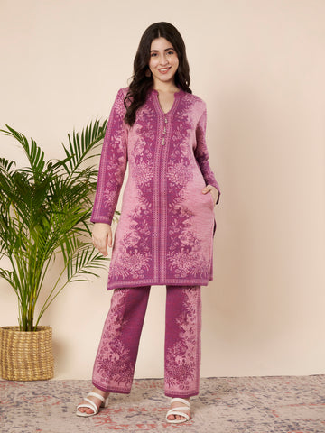 Rosewood Floral Knit Co-ord Set